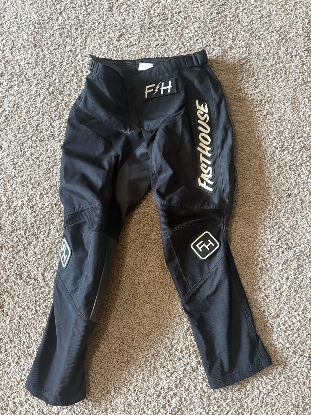 Fasthouse Kids Black Moto Jogger Pants